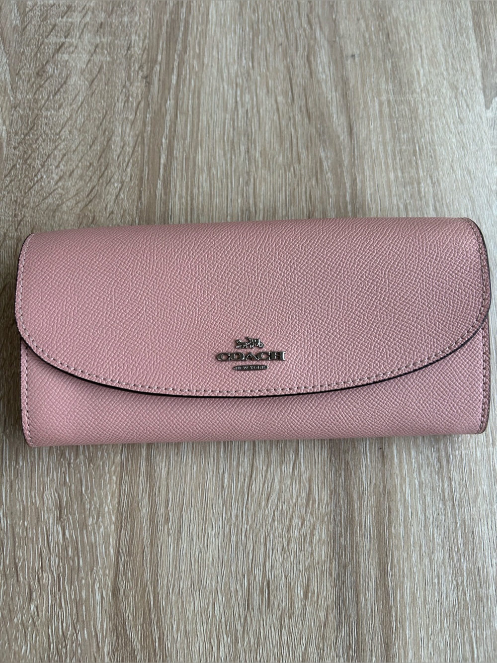 Coach Blush Pink Leather Wallet